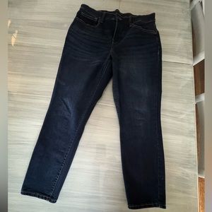 Lucky dark jeans, ankle length. Like new condition.